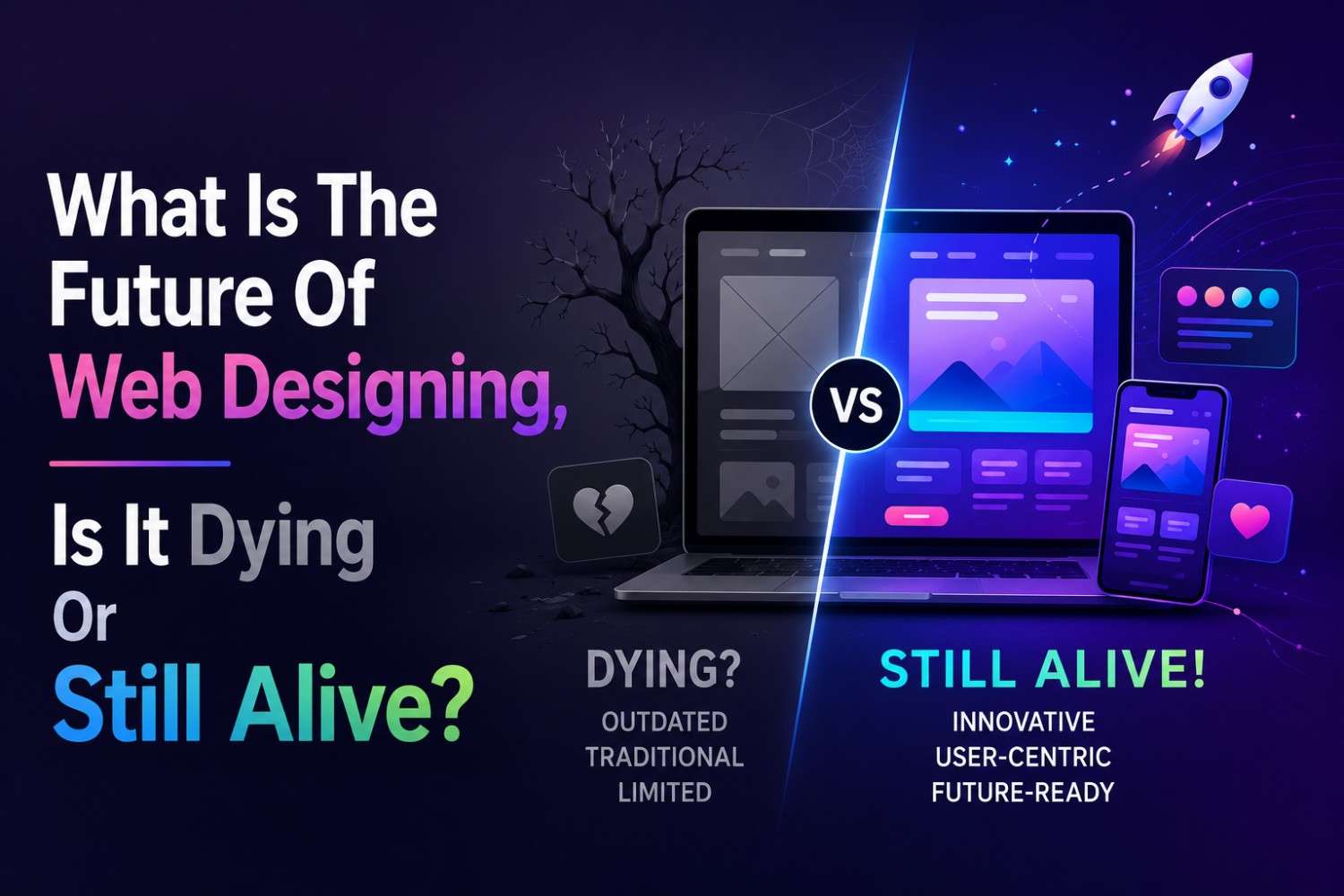 What Is The Future Of Web Designing, Is It Dying Or Still Alive?